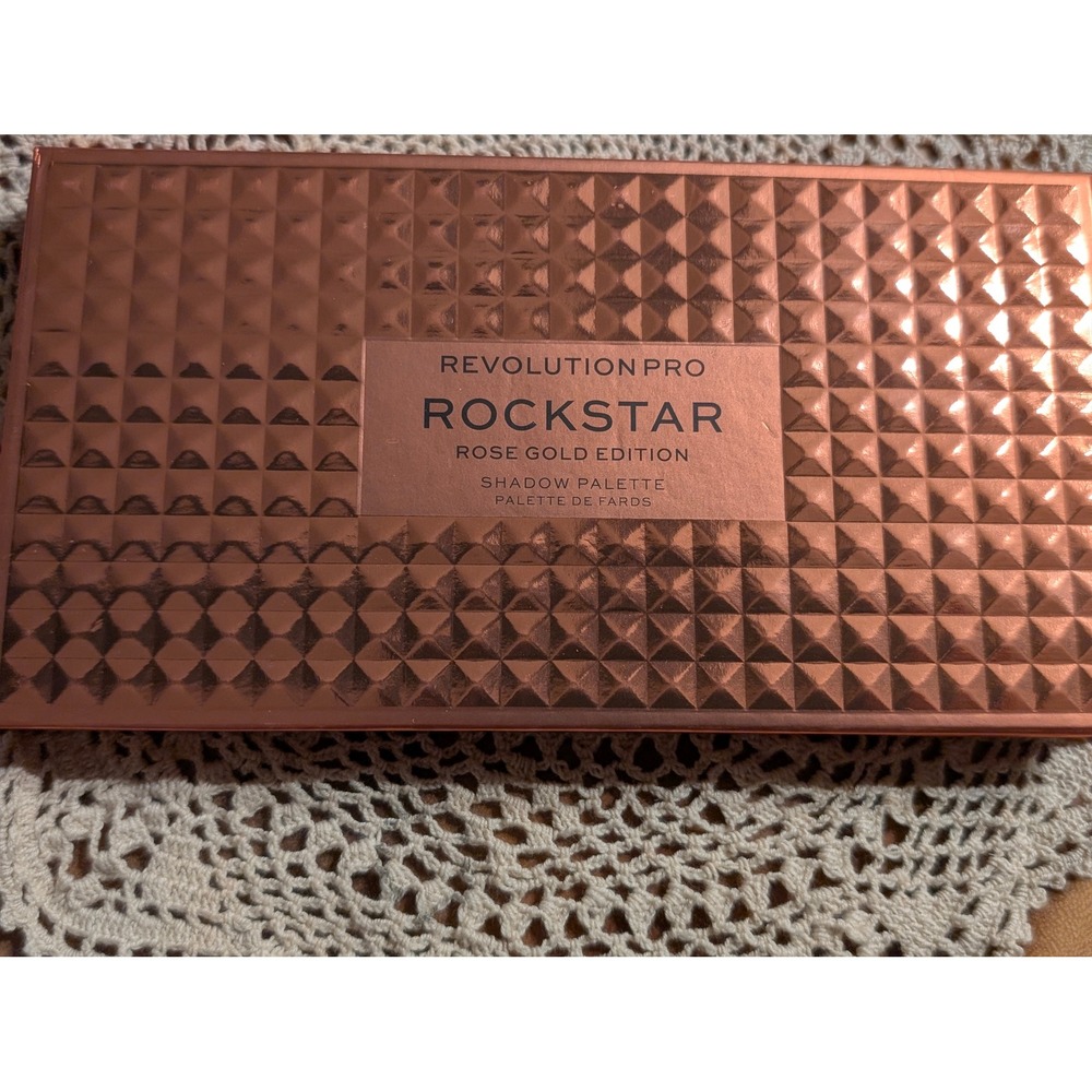 Revolution Pro Rockstar Rose Gold Edition 18 Shadow Palette Shimmer Matte NEW